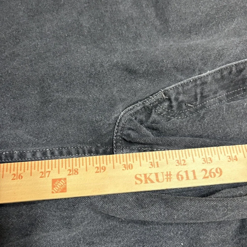 Vtg 90s Levis 550 Jeans Mens 34x30 Black Relaxed Fit Tapered Leg Denim Pants
